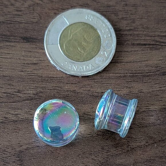 Jewelry - Pearlescent Semi-transparent Solid Stone Solid ½” Plugs